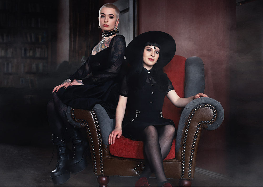 Gothic Fashion Model Photo