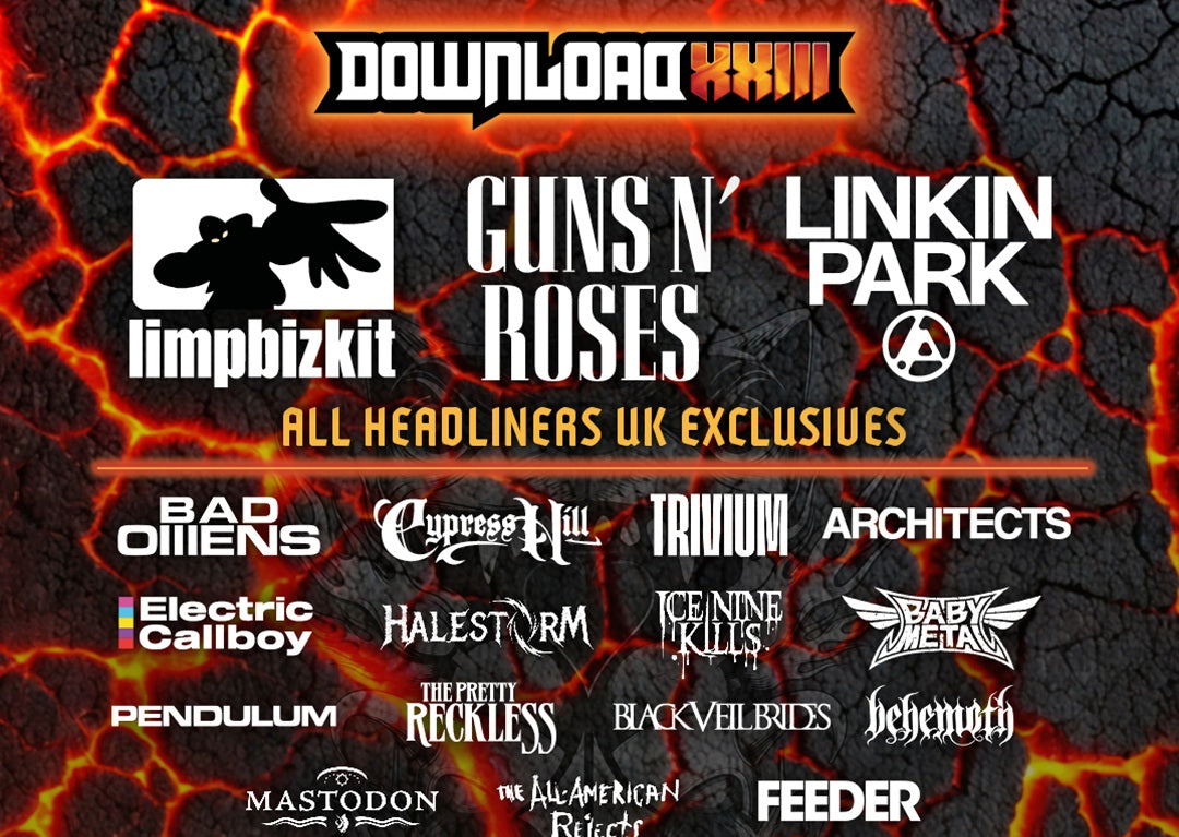 Download Festival 2026 Lineup Poster Header