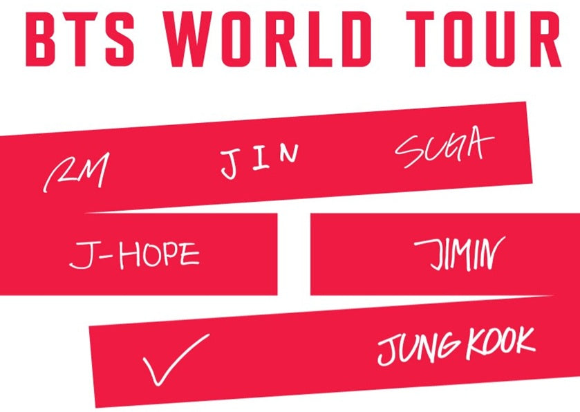 BTS World Tour Poster 2026/2027
