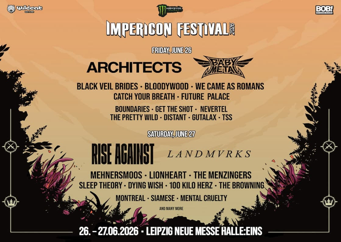 Impericon Festival 2026 Lineup Poster