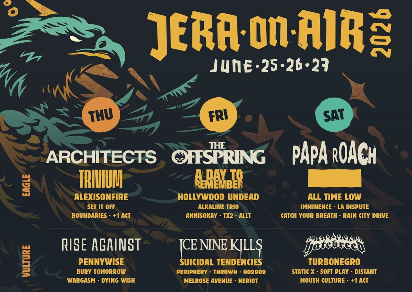 Jera On Air 2026 Lineup Poster