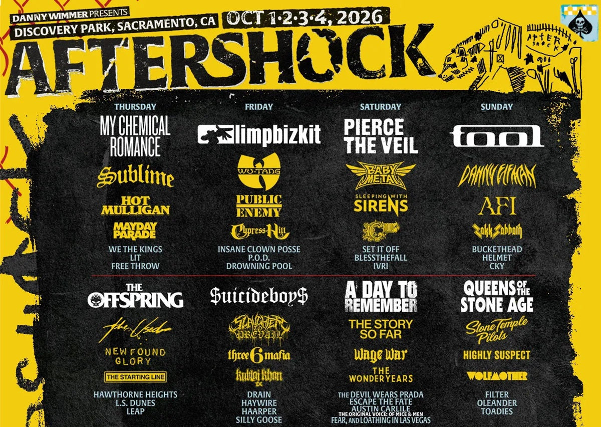 Aftershock 2026 Lineup Header