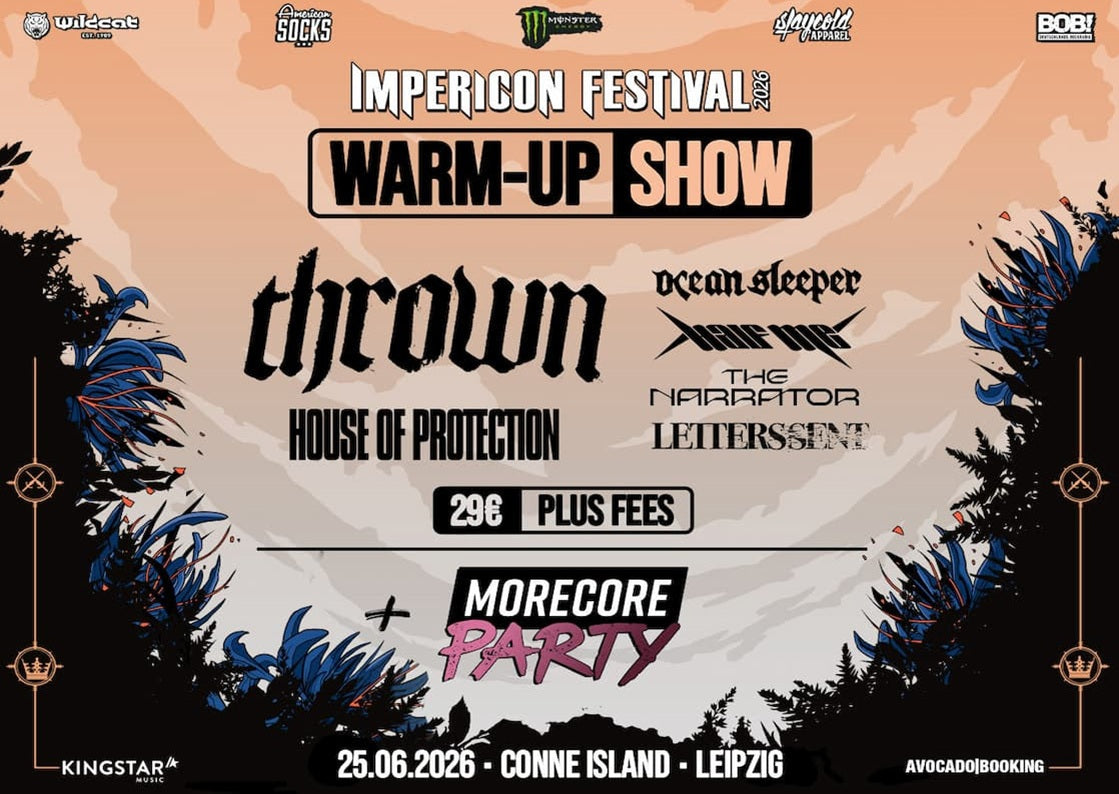 Warm Up Show Lineup Poster