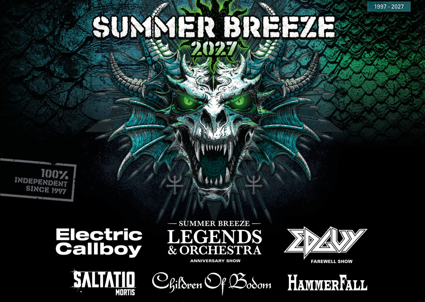 Summer Breeze Lineup Poster 2027