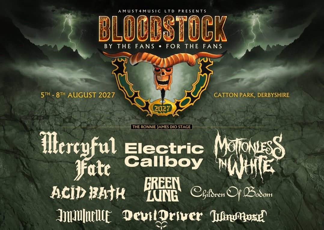 Bloodstock Lineup Poster 2027