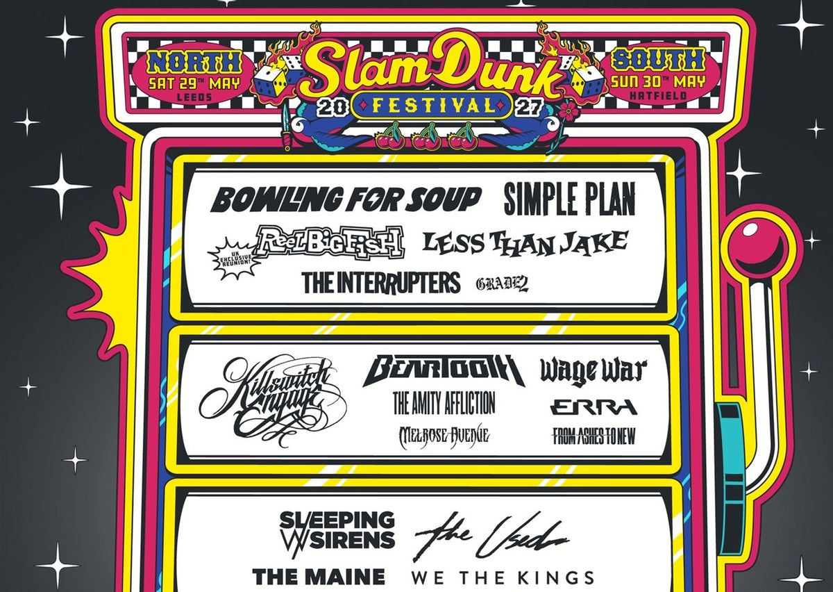 Slam Dunk 2027 Line-up Poster