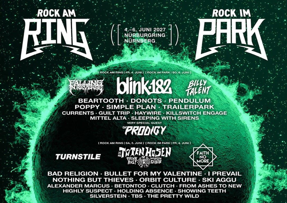 Rock am Ring & Rock im Park Line-up Poster 2027