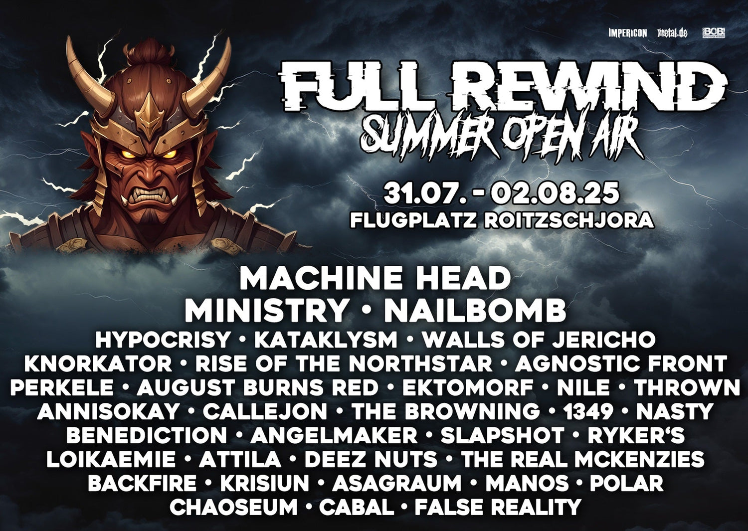 Full Rewind Festival 2025 Lineup Poster