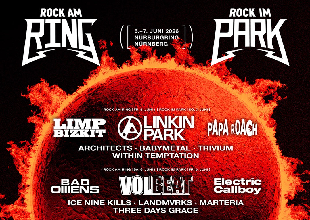 Rock am Ring 2026 Lineup Poster