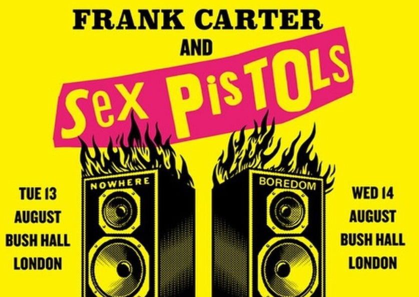 Sex Pistols Concert Poster 2024