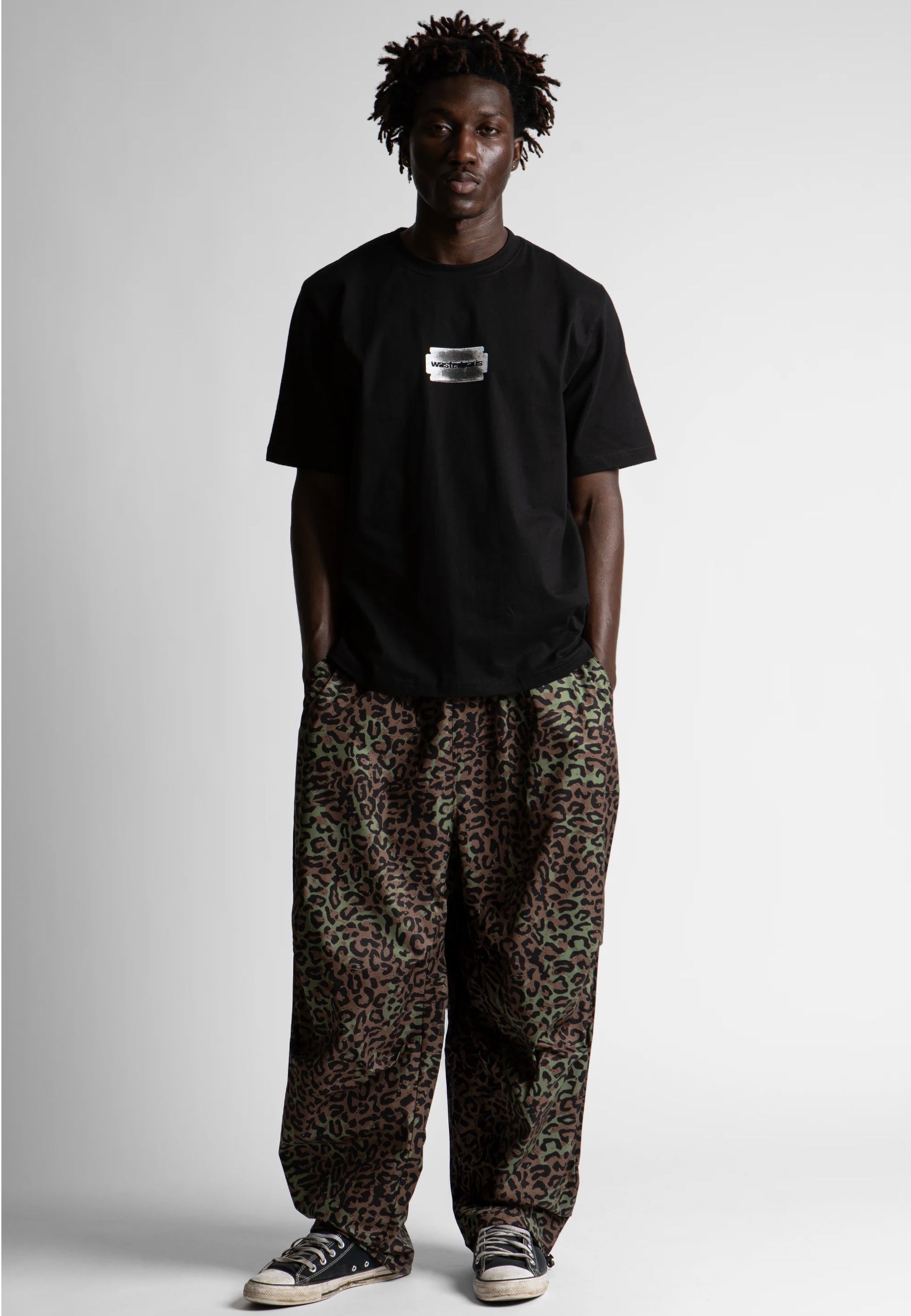 Wasted Paris - Cheetah Overpant Olive Khaki Camo - Pants | Men-Image