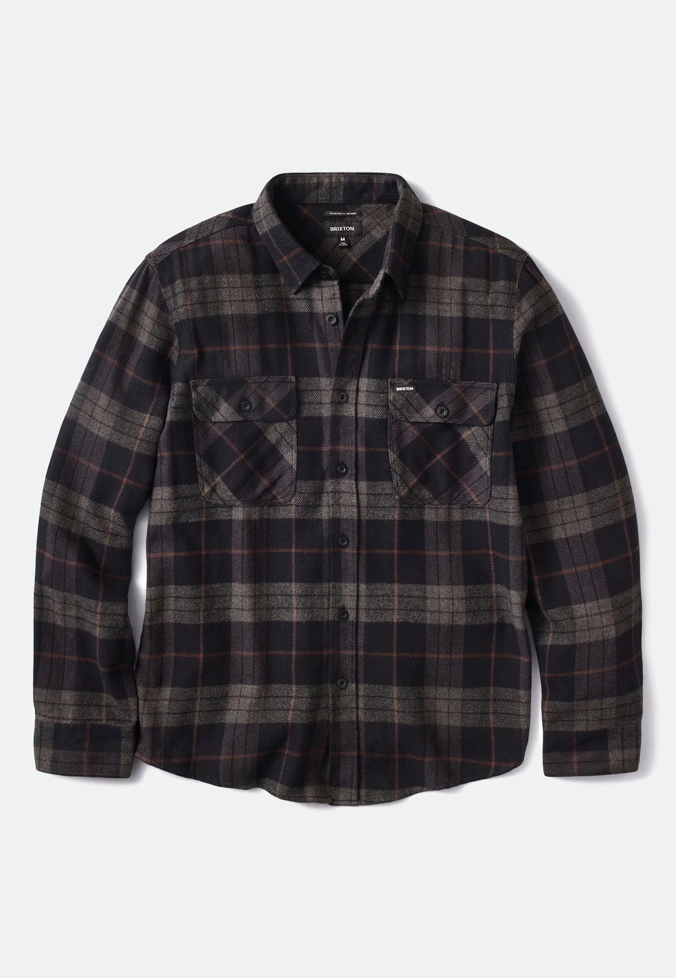 Brixton - Bowery Black/Charcoal - Shirt | Men-Image