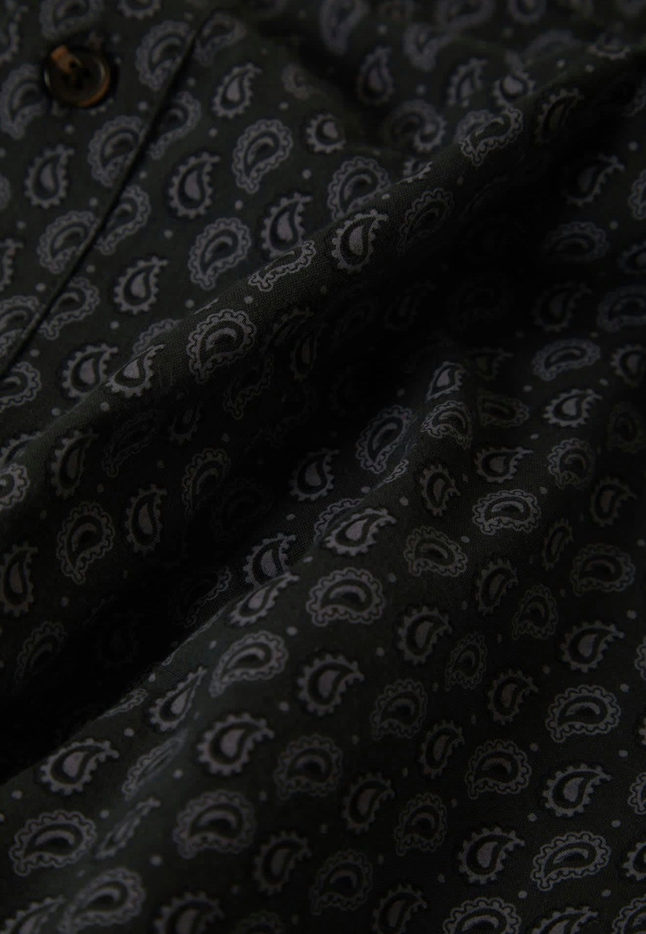 Brixton - Charter Print Washed Black/Paisley - Shirt | Men-Image