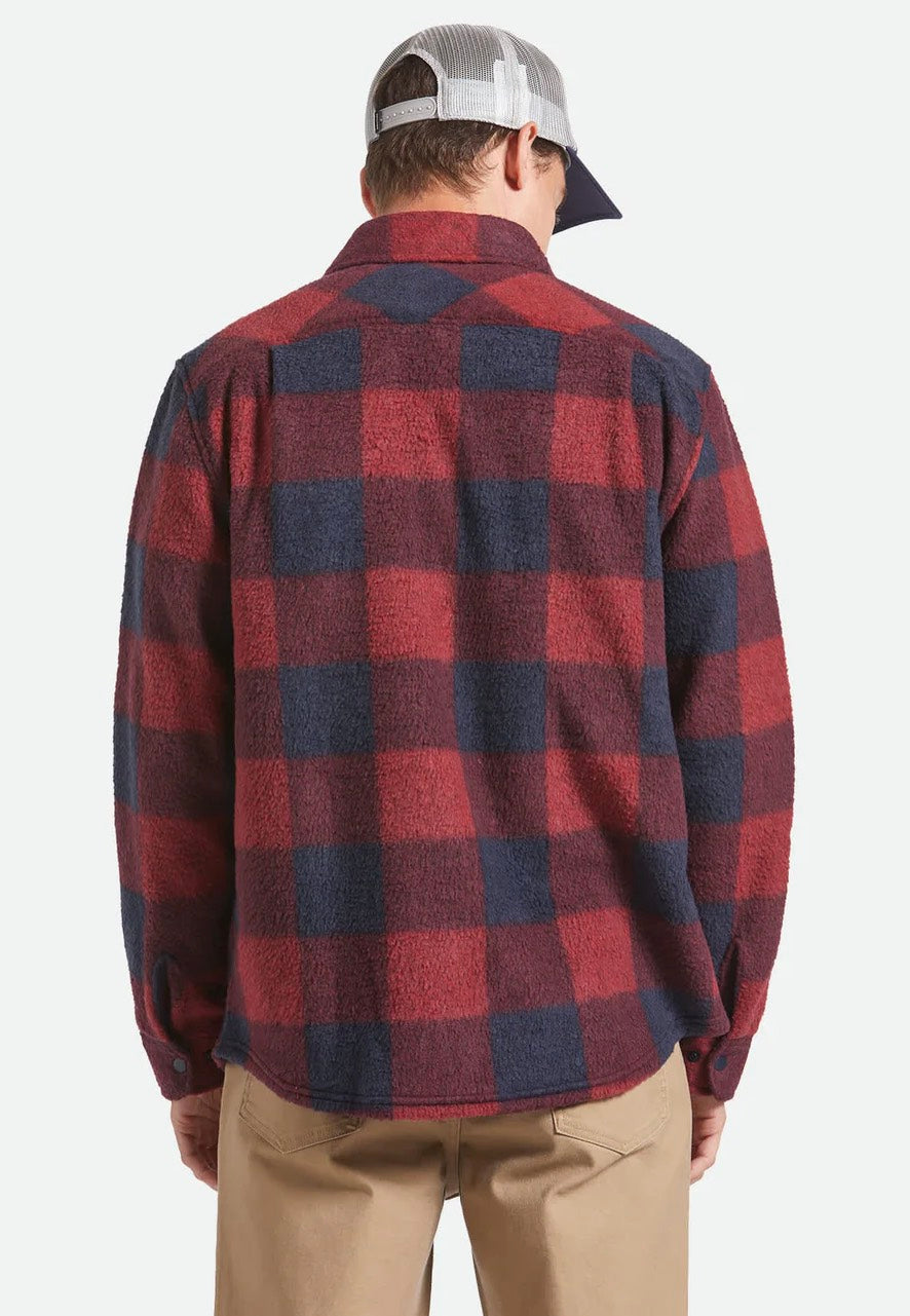 Brixton - Bowery L/S Arctic Stretch Fleece Adrenaline Rush/Mood Indigo - Jacket | Men-Image