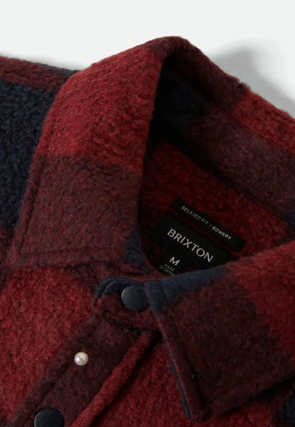 Brixton - Bowery L/S Arctic Stretch Fleece Adrenaline Rush/Mood Indigo - Jacket | Men-Image