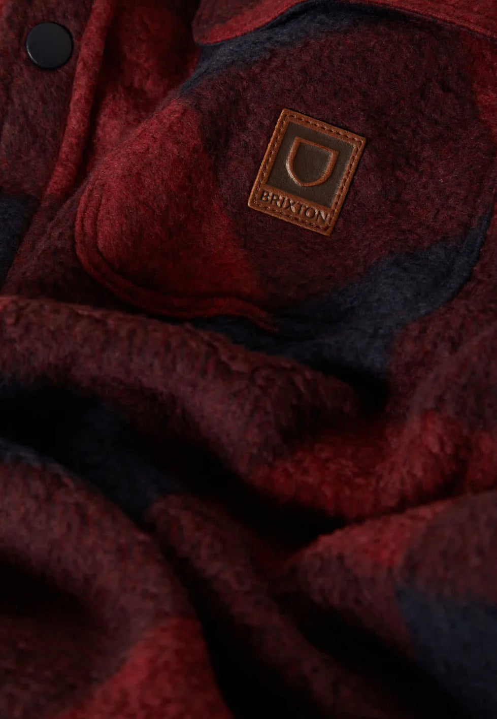 Brixton - Bowery L/S Arctic Stretch Fleece Adrenaline Rush/Mood Indigo - Jacket | Men-Image