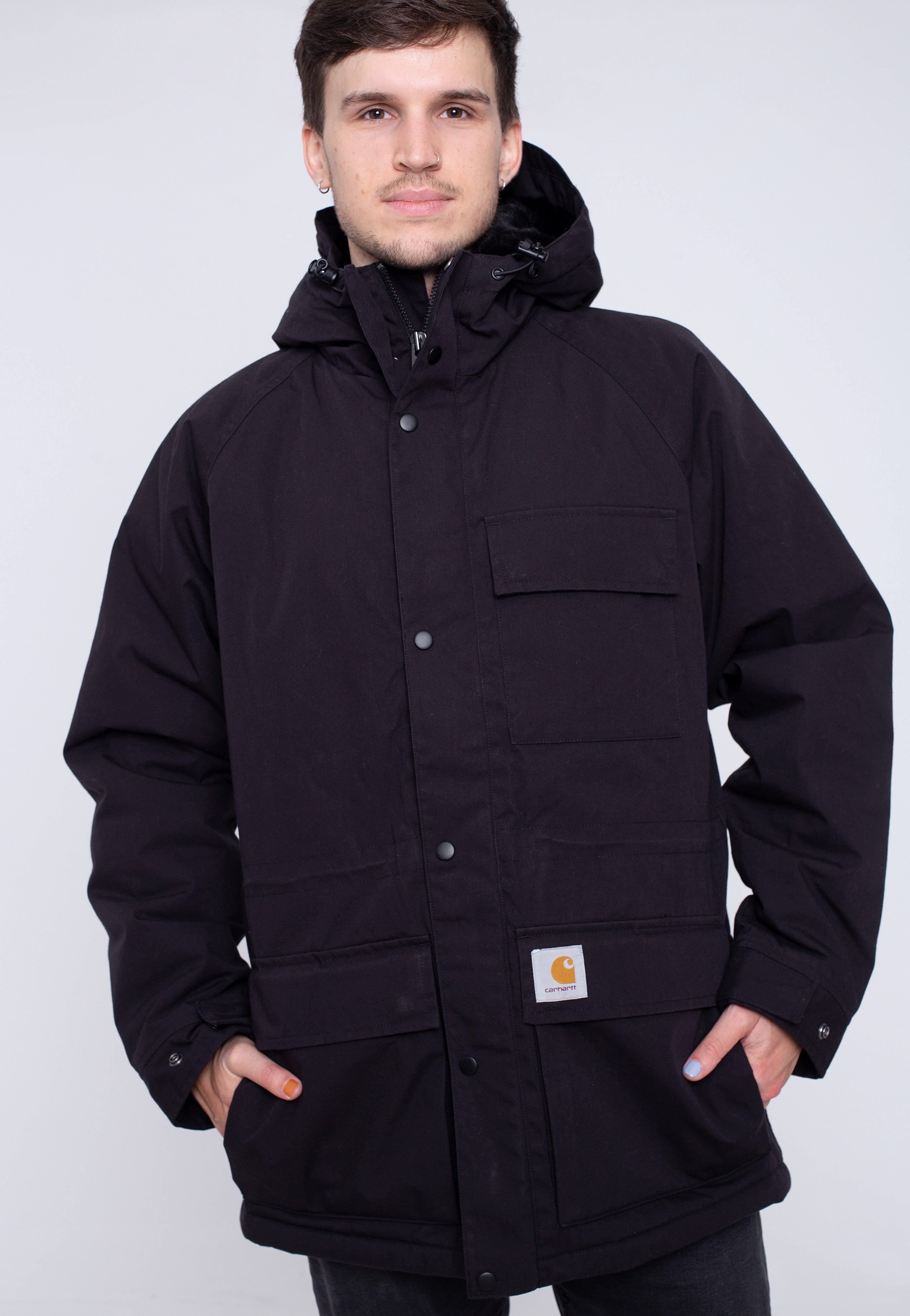 Carhartt WIP - Morden Black/Black - Jacket | Men-Image