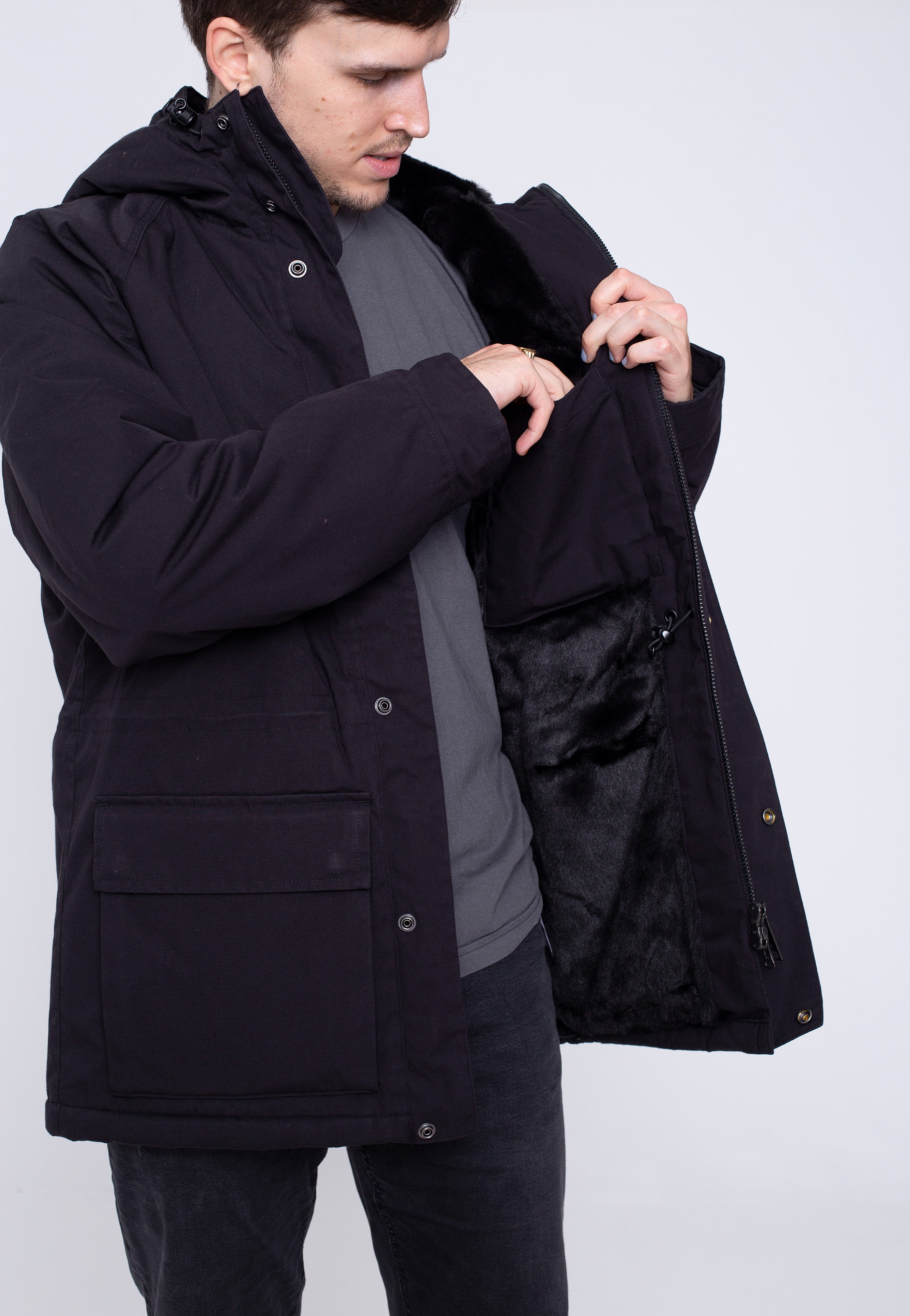 Carhartt WIP - Morden Black/Black - Jacket | Men-Image