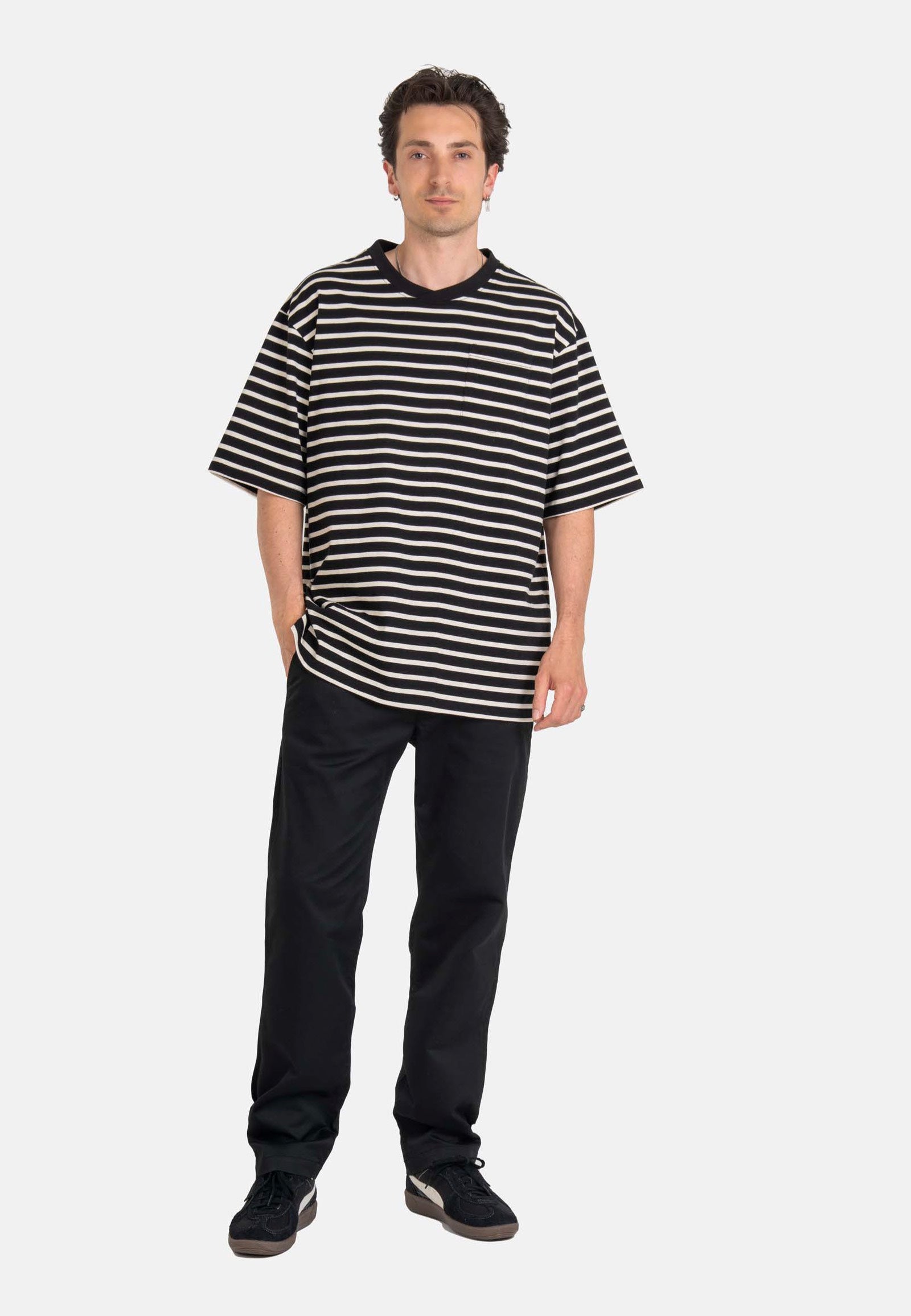 REELL Metro Flex Chino Deep Black Kalhoty | Men-Image