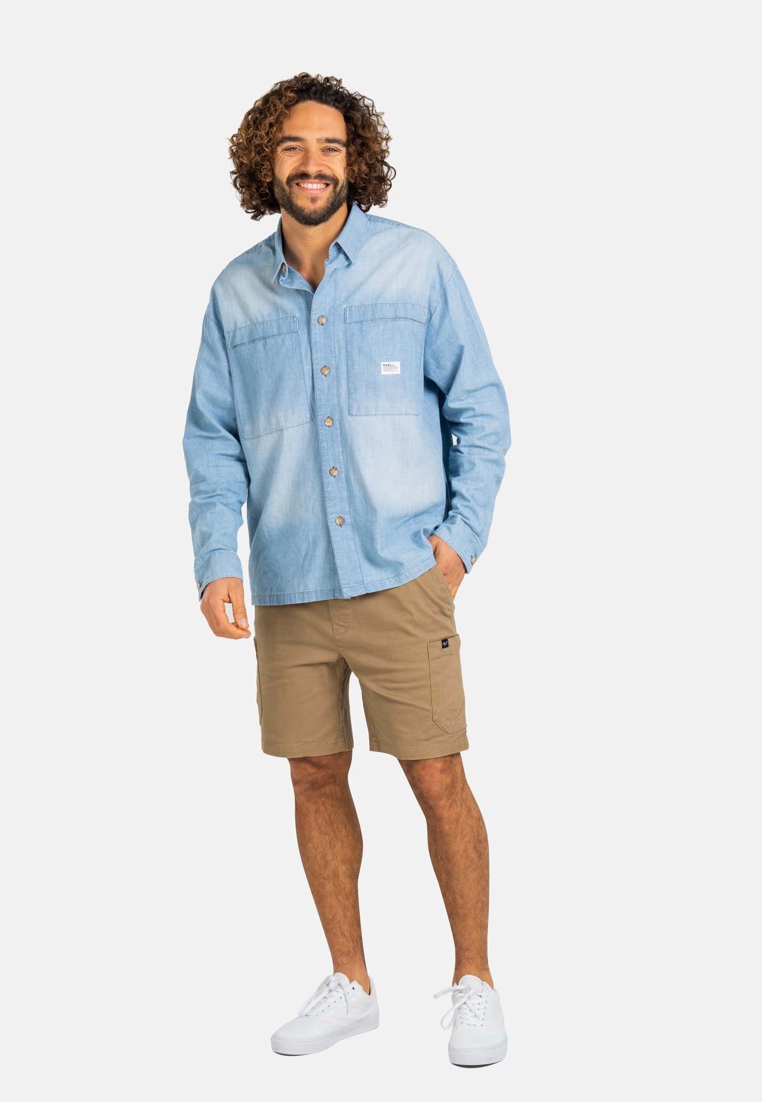 REELL - Reflex Easy Cargo Dark Sand - Shorts | Men-Image