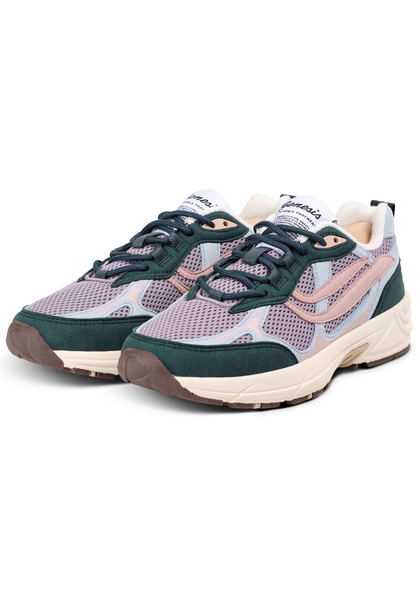 Genesis Footwear - G-Eco`99 Multi Colour Teal/Sky/Old Rose - Shoes | Neutral-Image