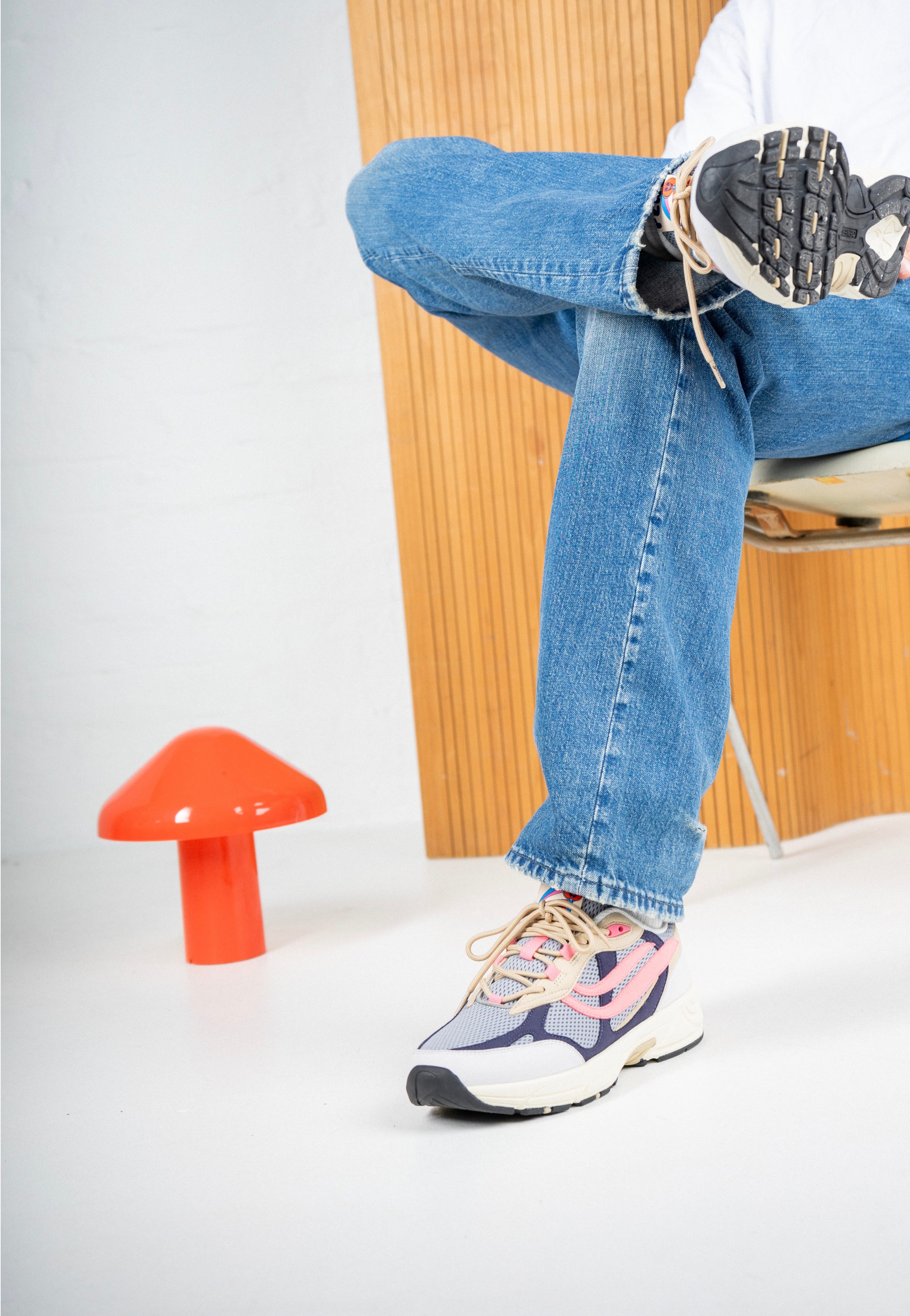 Genesis Footwear - G-Eco`99 Reco Grey/Navy/Pink  - Shoes | Neutral-Image