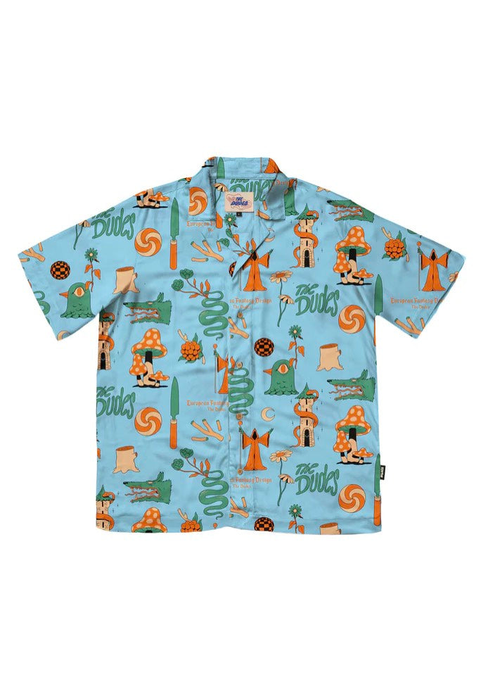 The Dudes - European Fantasy Blue Hawaiian - Shirt | Men-Image