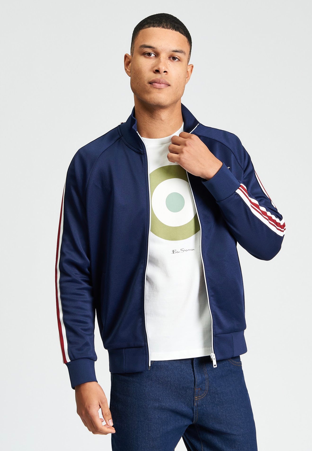 Ben Sherman - House Taped Dark Navy - Track Jacket | Men-Image