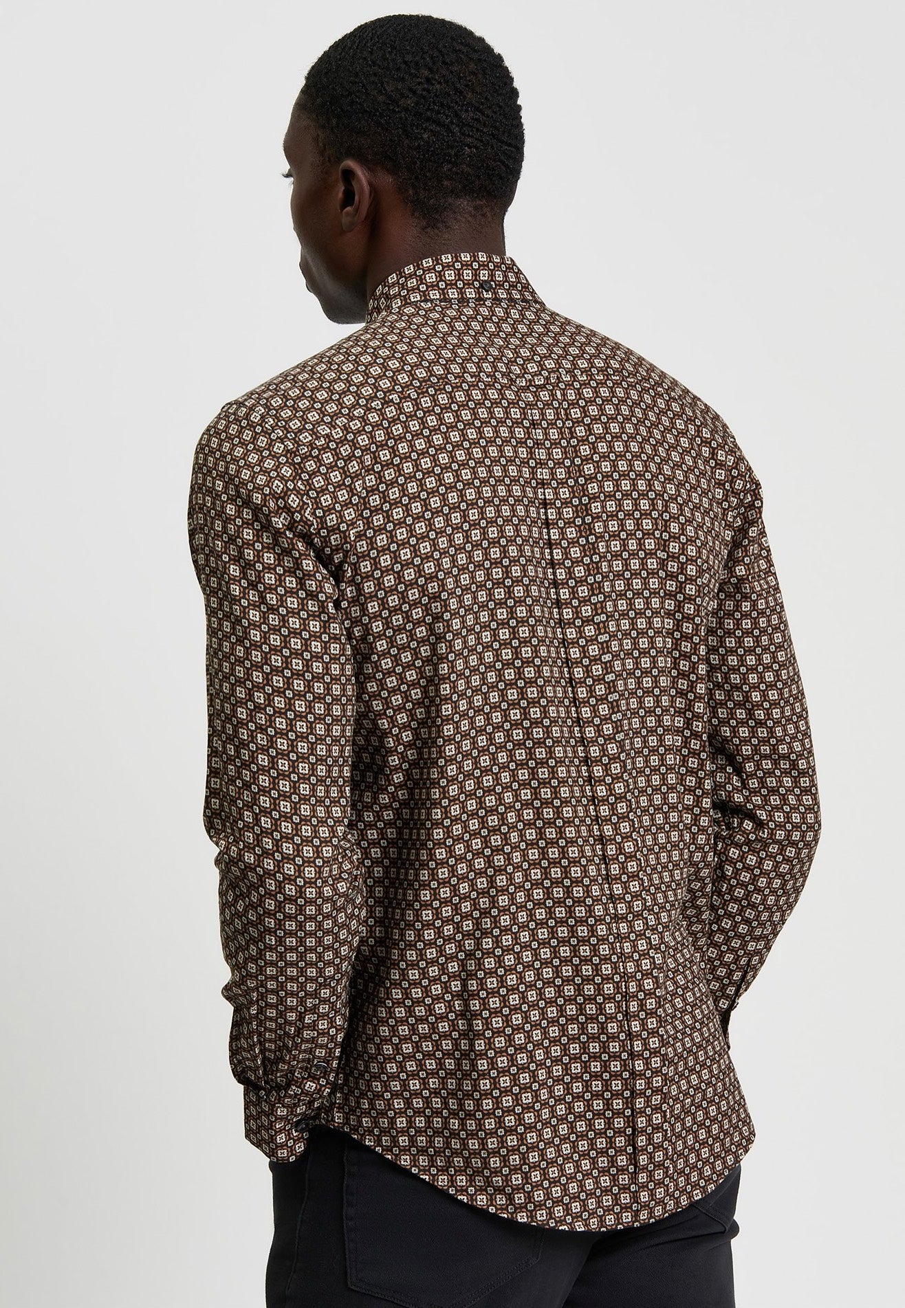 Ben Sherman - Foulard Print Bronze - Shirt | Men-Image