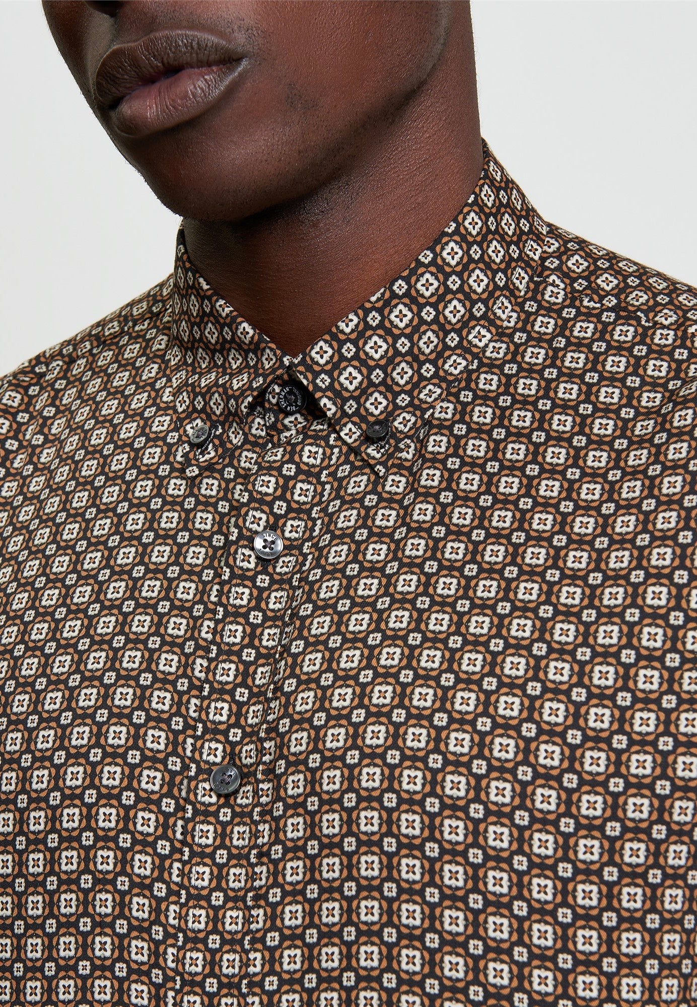 Ben Sherman - Foulard Print Bronze - Shirt | Men-Image
