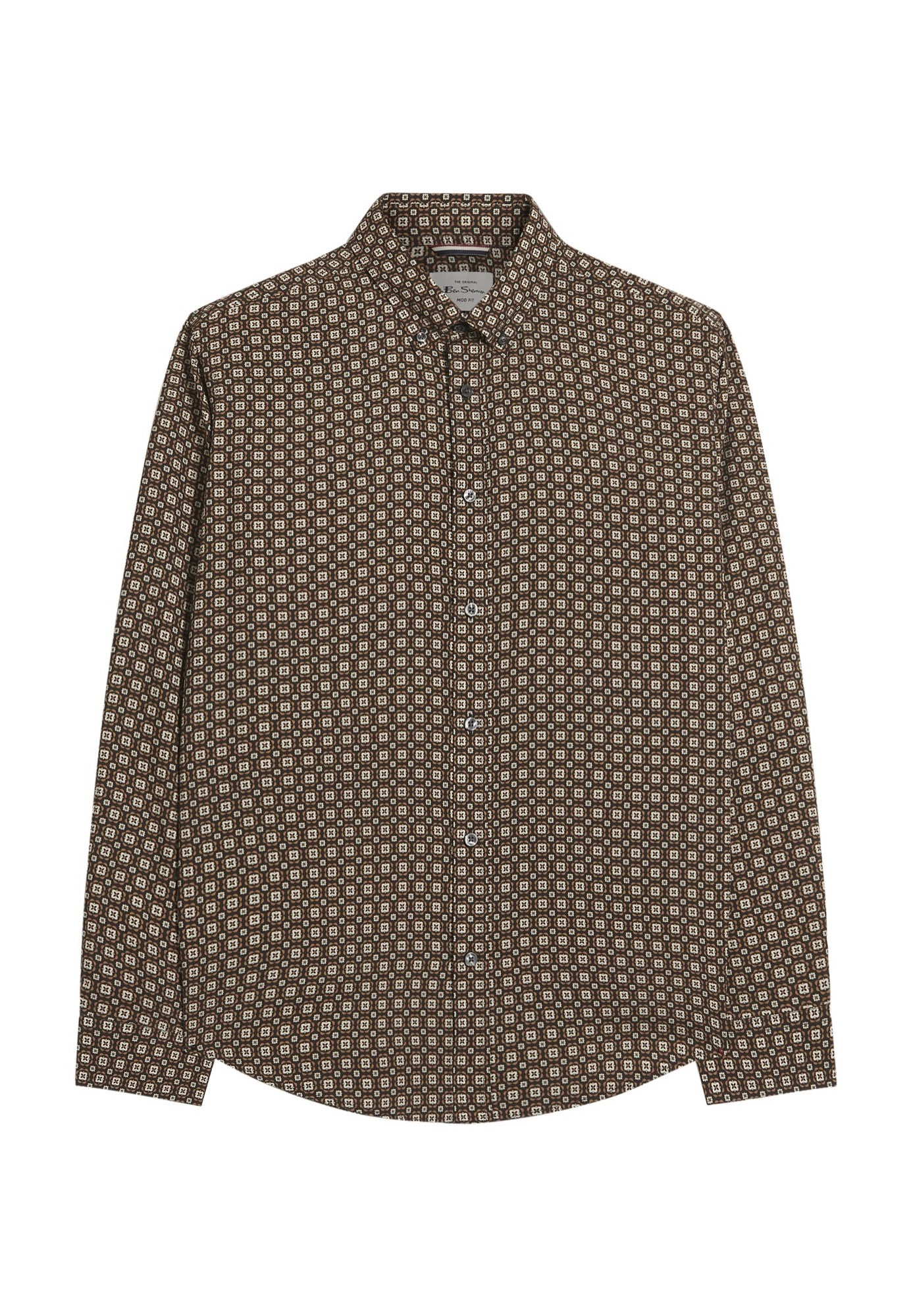Ben Sherman - Foulard Print Bronze - Shirt | Men-Image