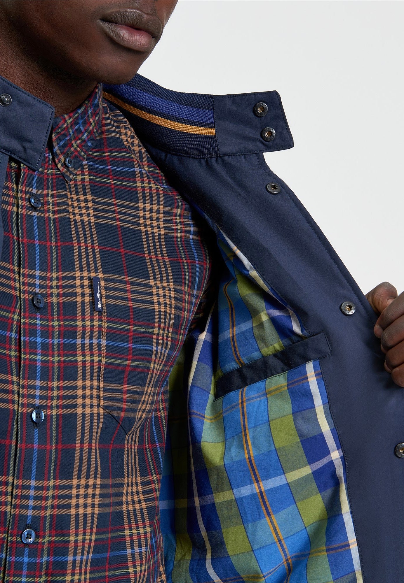 Ben Sherman - Sports Harrington Dark Navy - Jacket | Men-Image