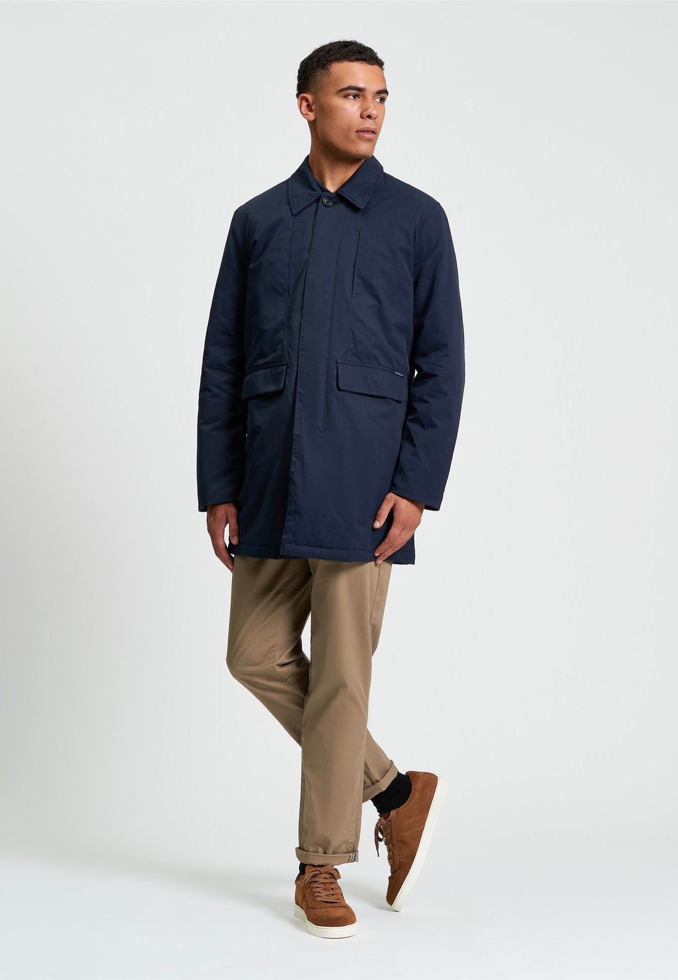 Ben Sherman - Waxed Car Dark Navy - Jacket | Men-Image