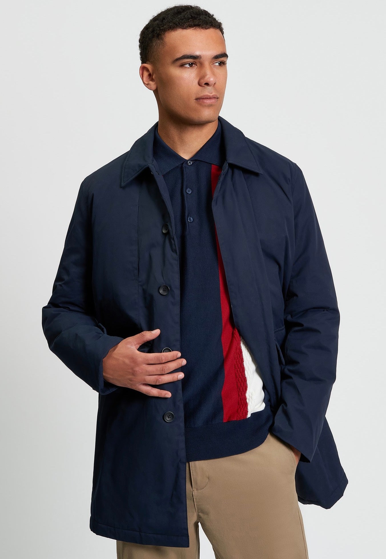 Ben Sherman - Waxed Car Dark Navy - Jacket | Men-Image