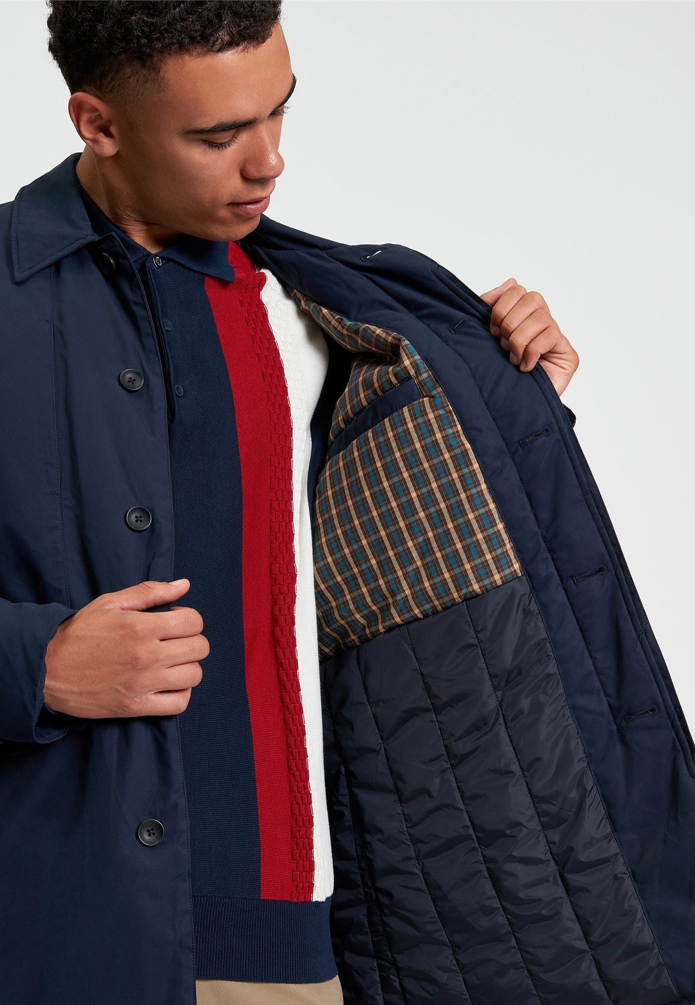 Ben Sherman - Waxed Car Dark Navy - Jacket | Men-Image