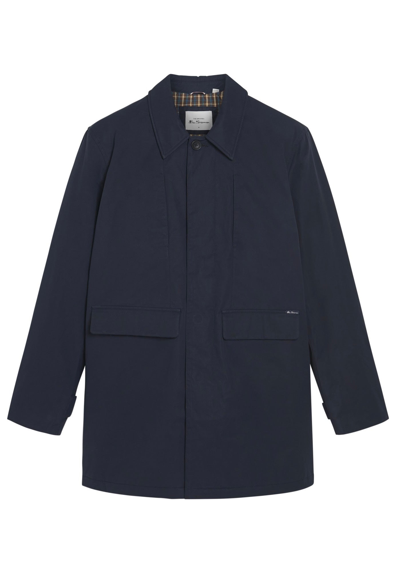Ben Sherman - Waxed Car Dark Navy - Jacket | Men-Image