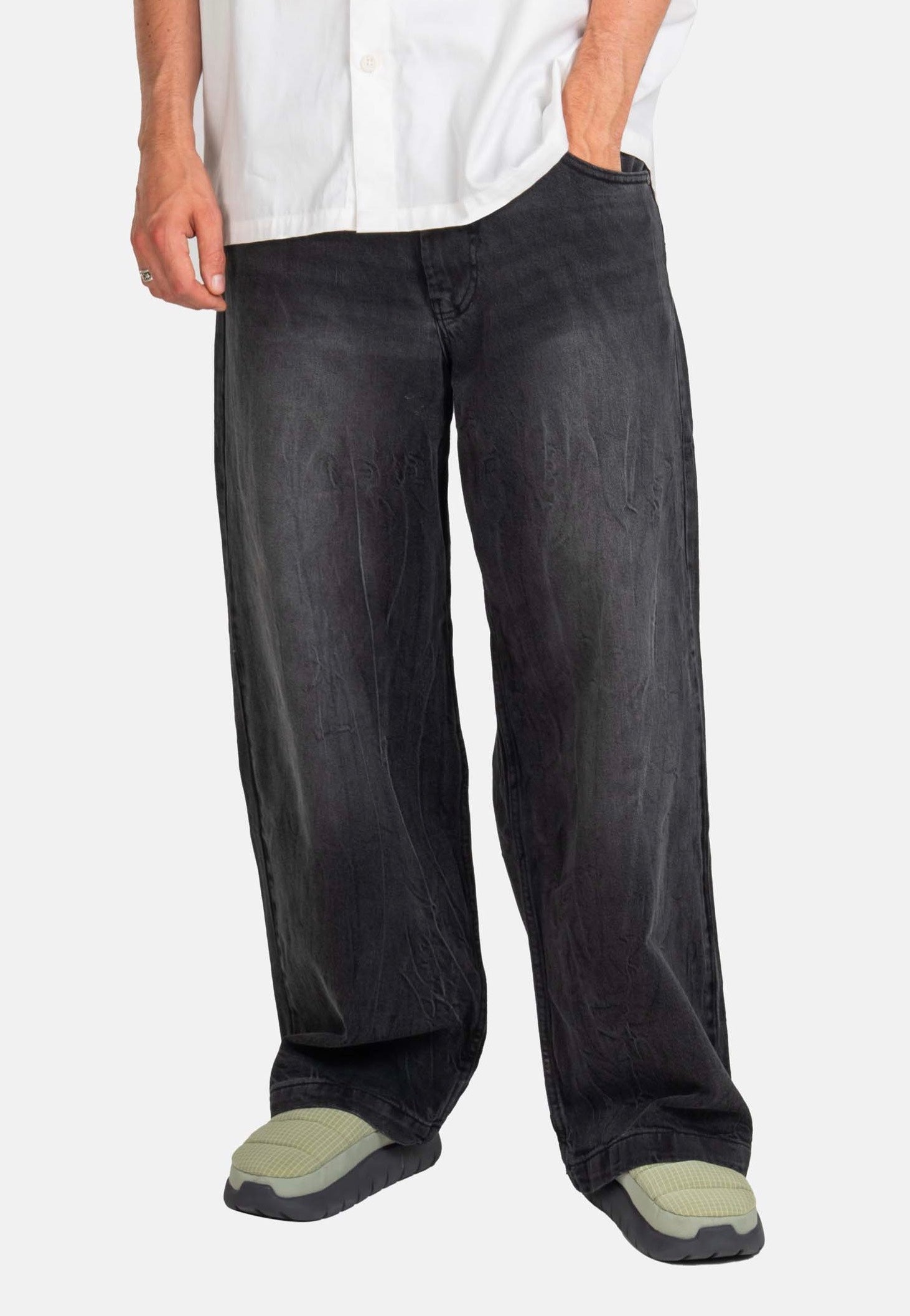 REELL - Giant Baggy Black Grey Wash - Jeans | Men-Image