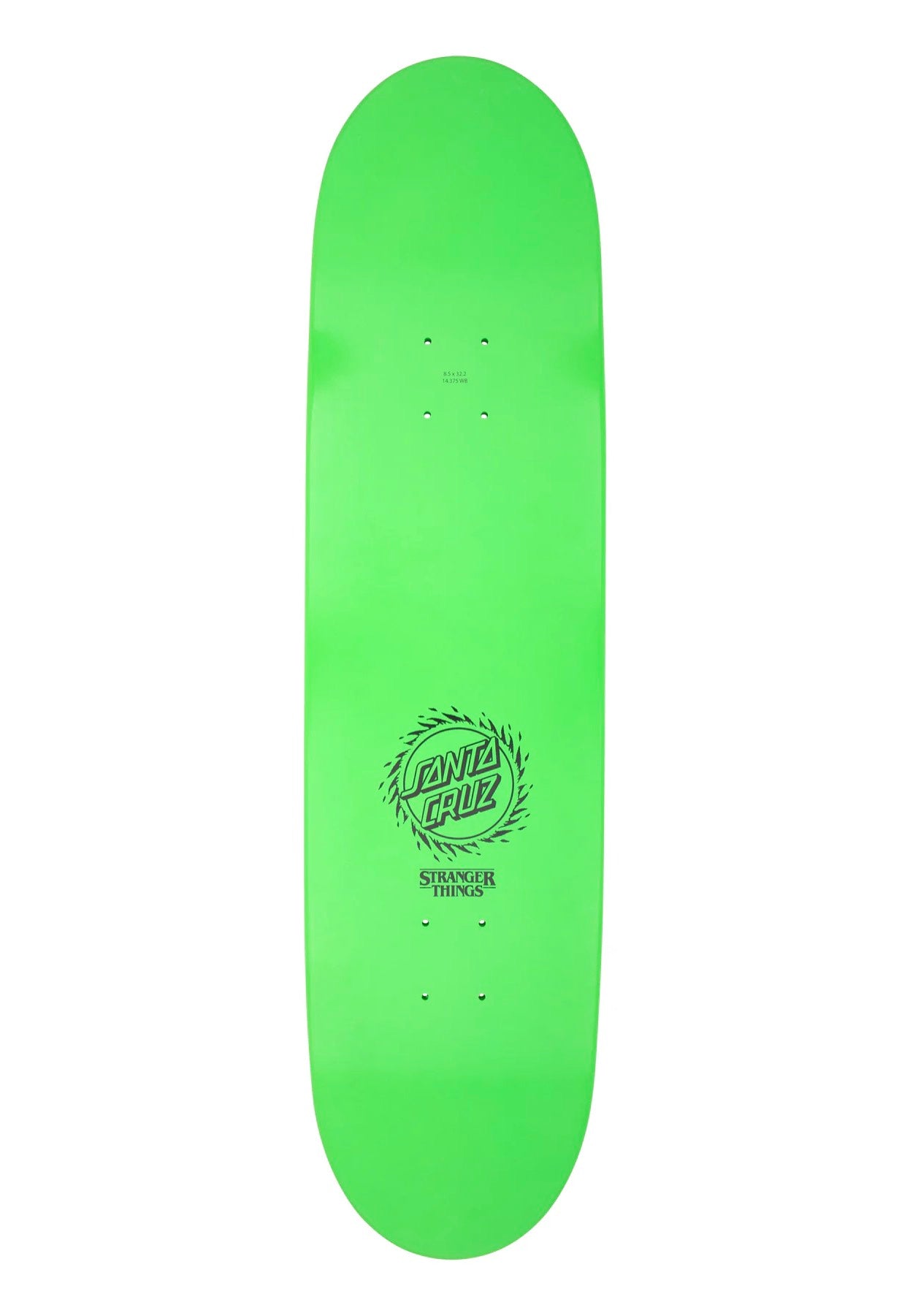 Santa Cruz x Stranger Things - Vecna 8.5 x 32.2 Inch - Skate Deck | Neutral-Image