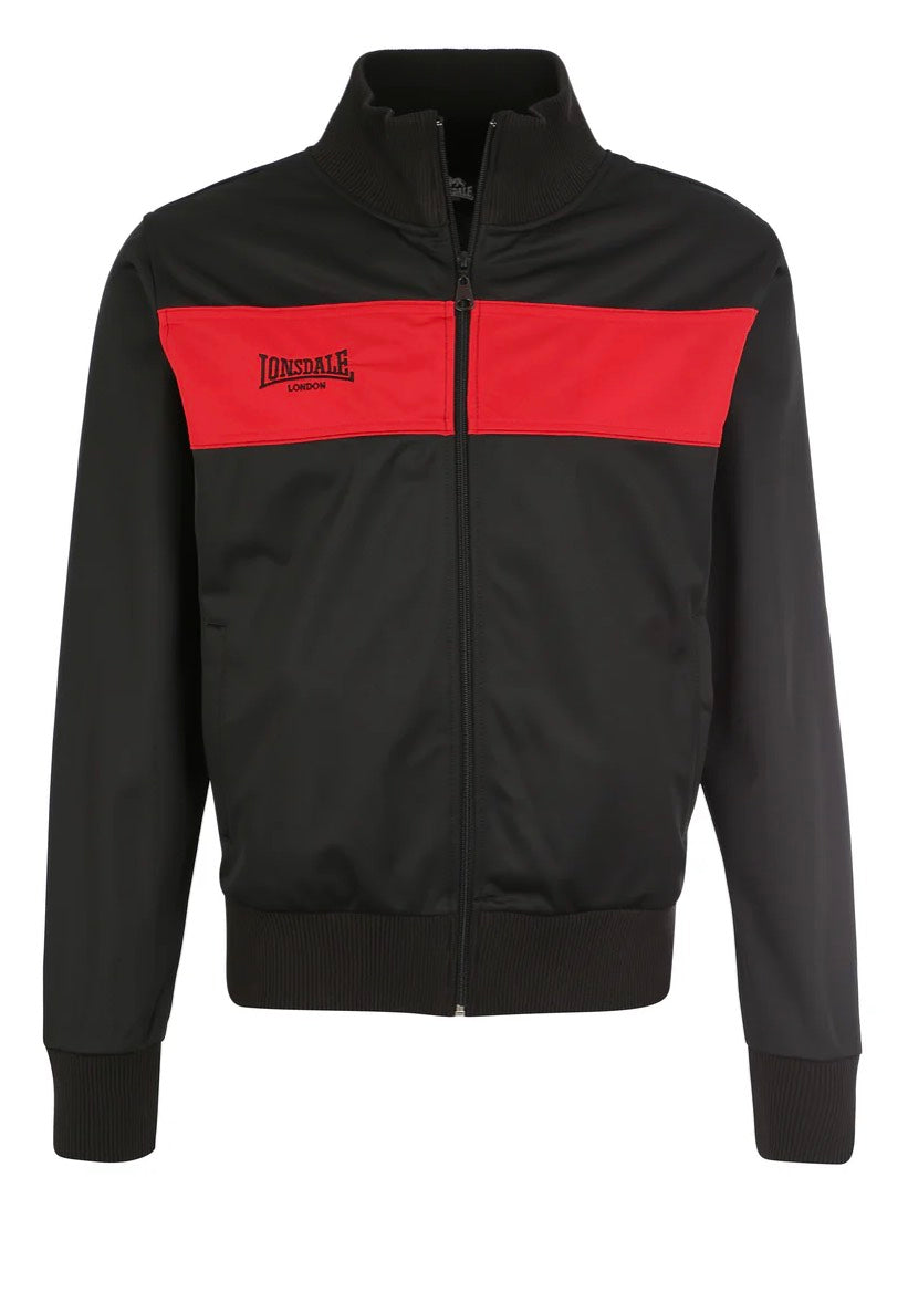 Lonsdale スタジャン レッド/ブラックUSA産80s Lonsdale Alnwick Black/Red - Jacket | Impericon