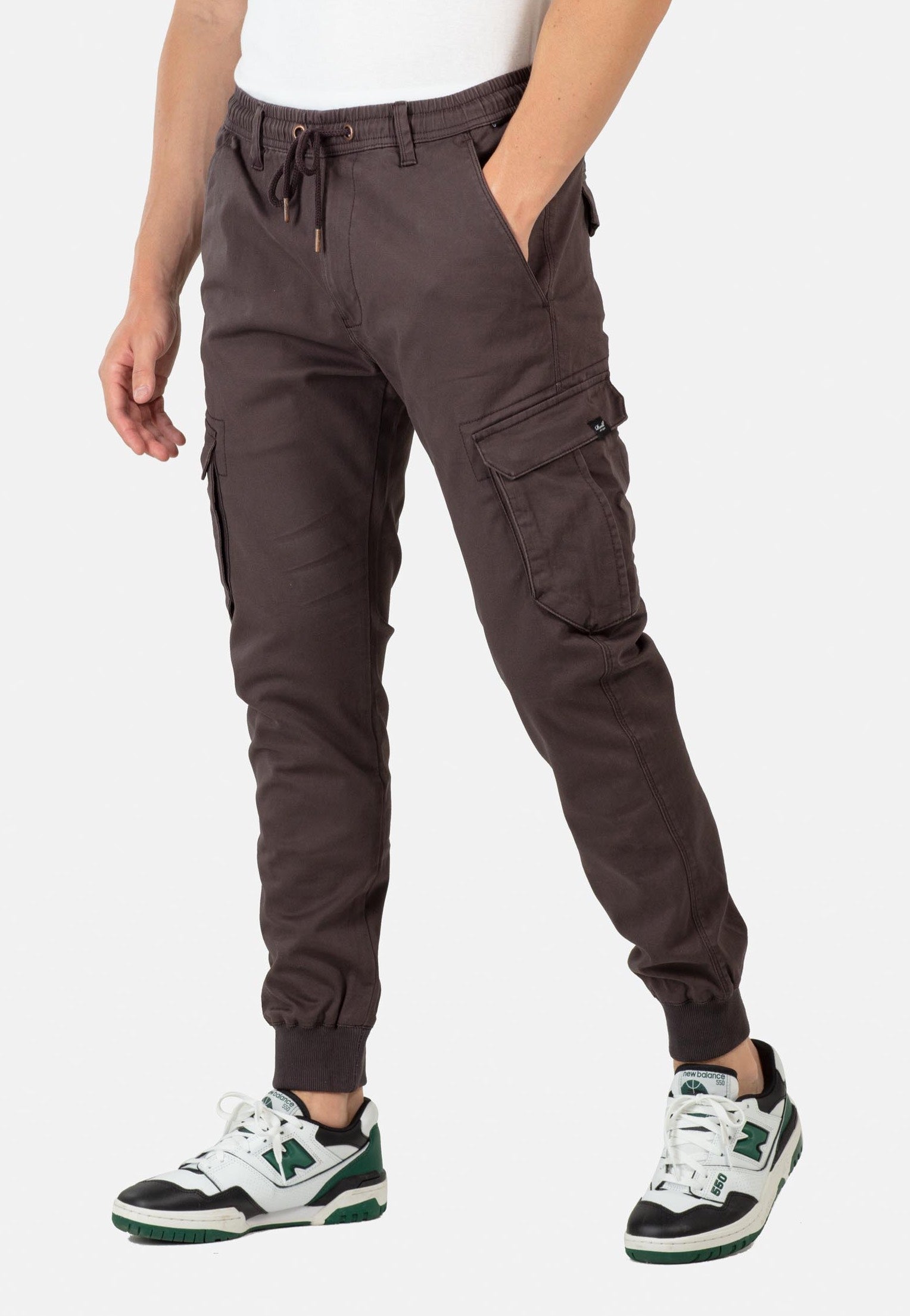 REELL - Reflex Rib Cargo Reddish Brown - Pants | Men-Image