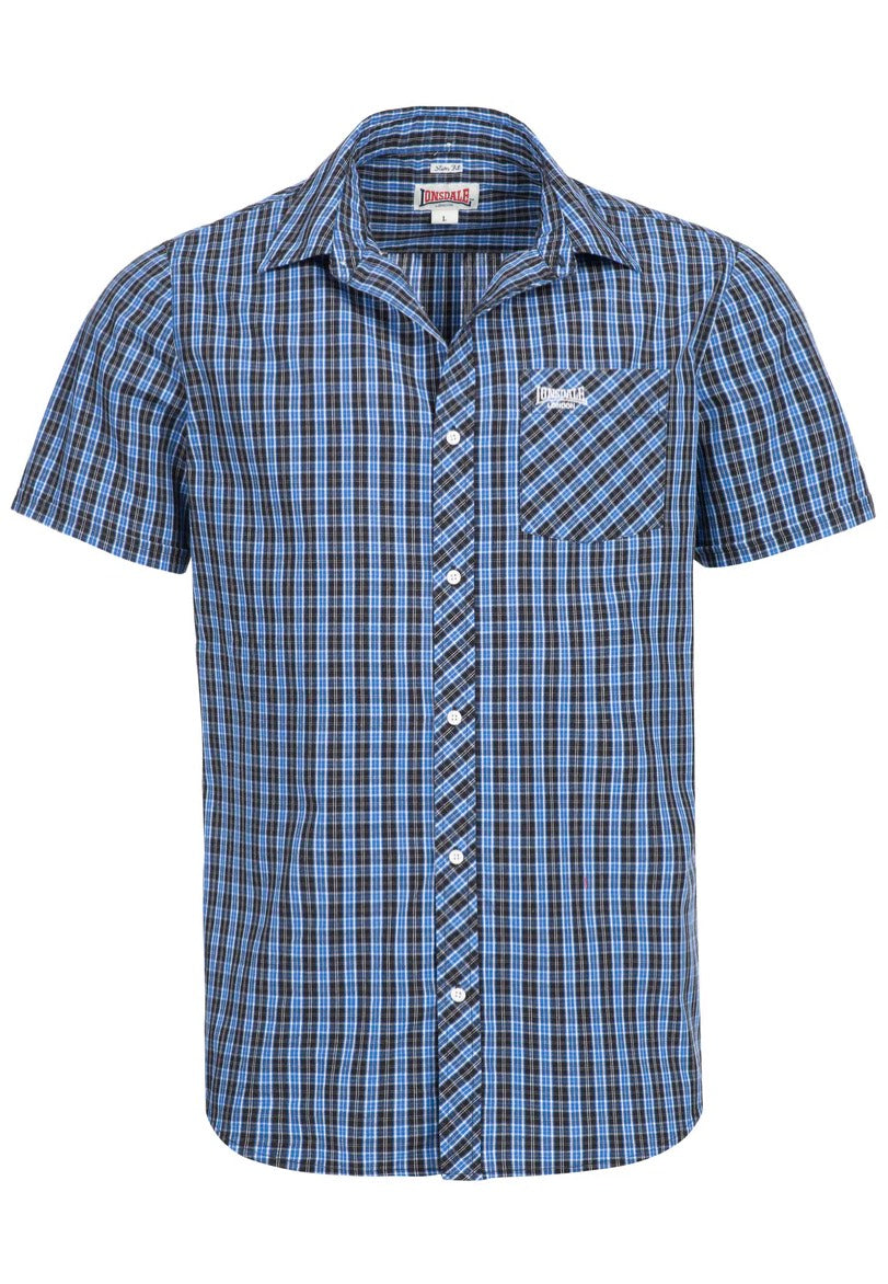 Lonsdale - Brixworth Blue/White/Black - Shirt | Men-Image