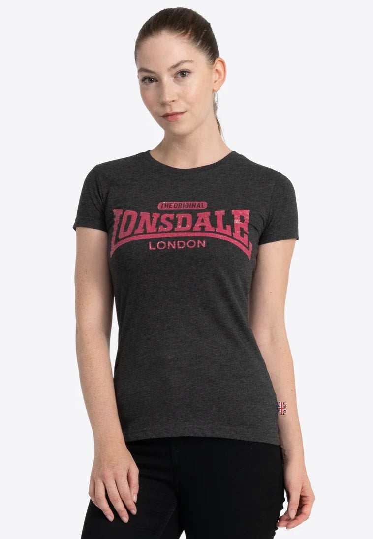 Lonsdale - Tulse Marl Black - T-Shirt | Women-Image