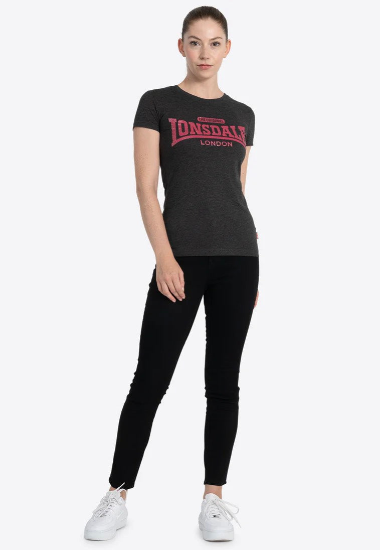 Lonsdale - Tulse Marl Black - T-Shirt | Women-Image