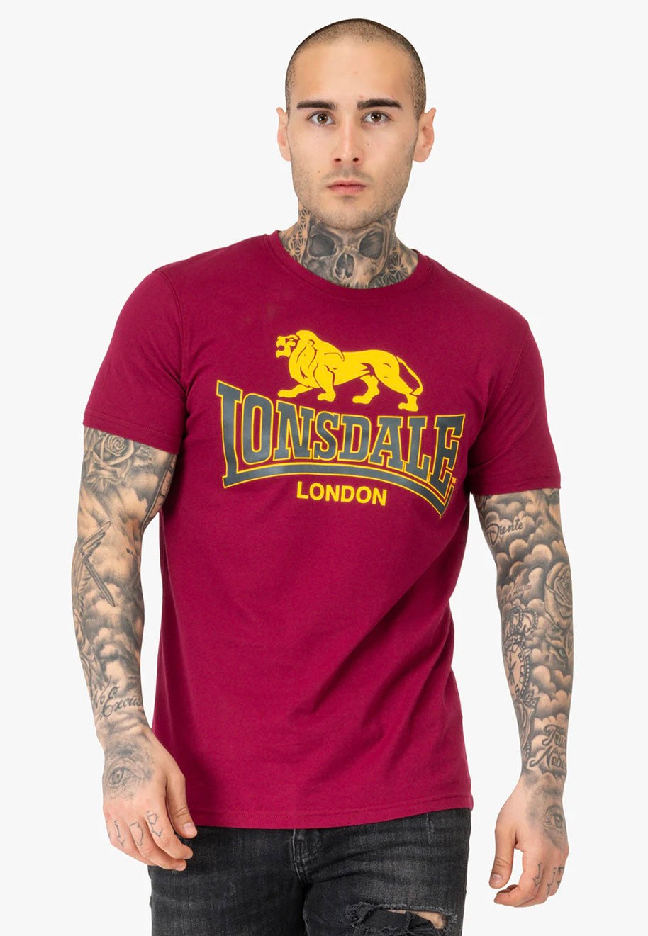 Lonsdale - Taverham Oxblood - T-Shirt | Men-Image