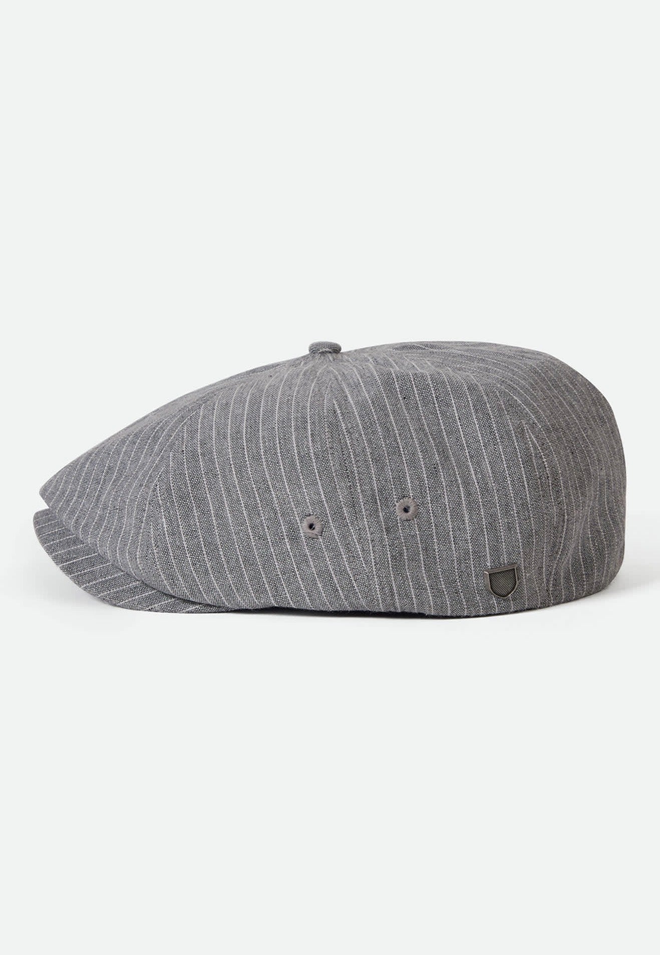 Brixton - Brood Snap Light Grey/White Stripe Chambr - Hat | Neutral-Image