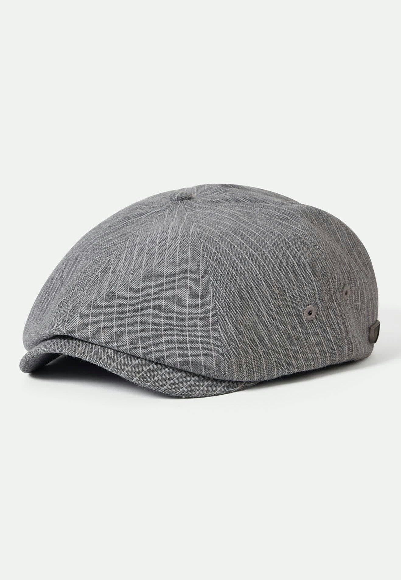 Brixton - Brood Snap Light Grey/White Stripe Chambr - Hat | Neutral-Image