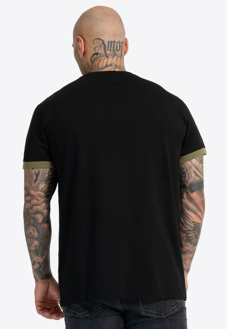 Lonsdale - Townhead Black/Olive - T-Shirt | Men-Image