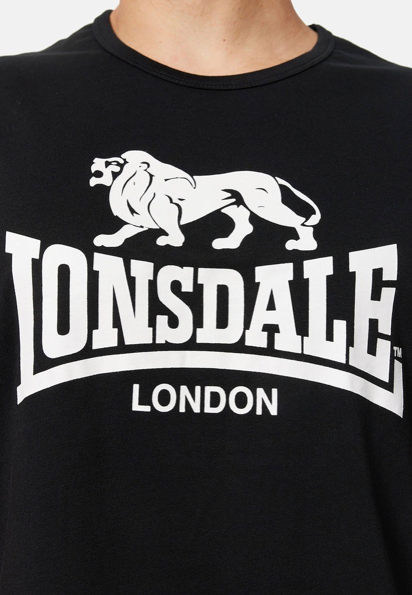 Lonsdale - Clopton Black/White - Sleeveless | Men-Image