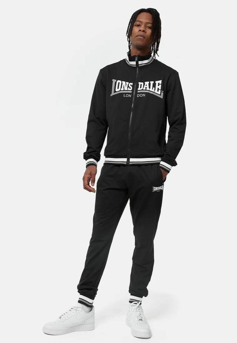 Lonsdale - Poolewe Black/White/Grey - Tracksuit | Men-Image