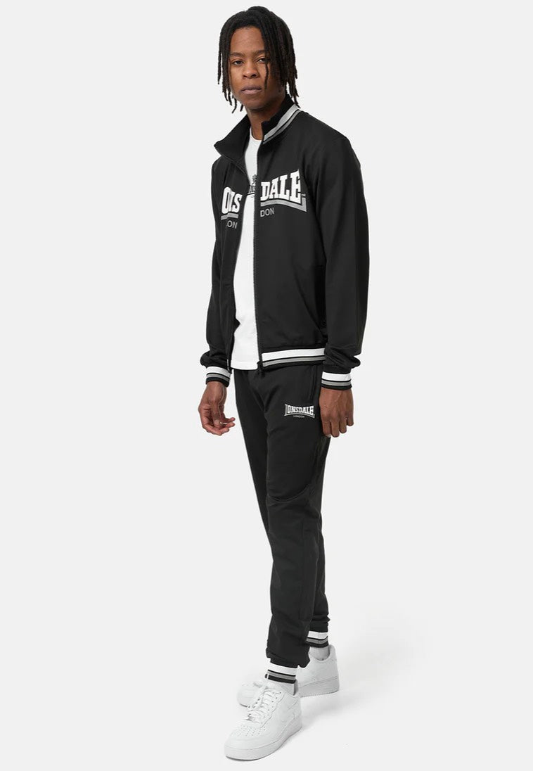 Lonsdale - Poolewe Black/White/Grey - Tracksuit | Men-Image